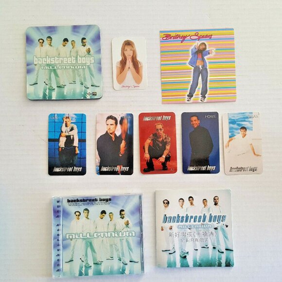 BACKSTREET BOYS Millennium CD IMPORT promo BOXSET + w/ Mousepad Collector Cards - Picture 3 of 5